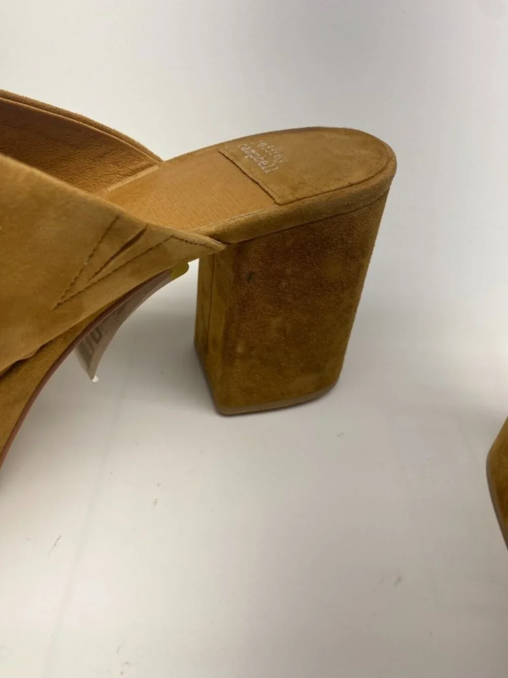 Jeffrey Campbell Womens Coerce Tan Platform Sandal Sz 8.5